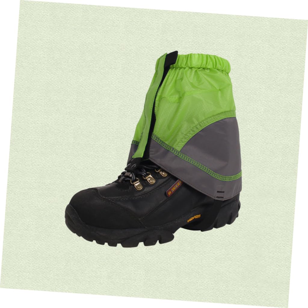 BESPORTBLE 3paires Guêtres Ankle Légères Et Imperméables pour Randonnée Protection De Chaussures Couvre- pour Activités De Plein Air Vert