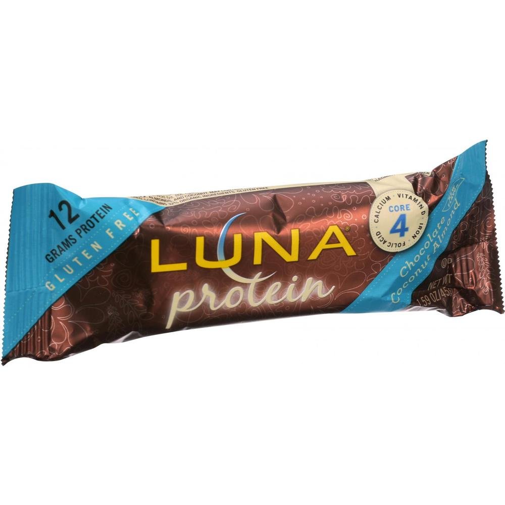 Luna Bars Chocolate Coconut Almond, 1.6-ounce Bars (Box of 12)
