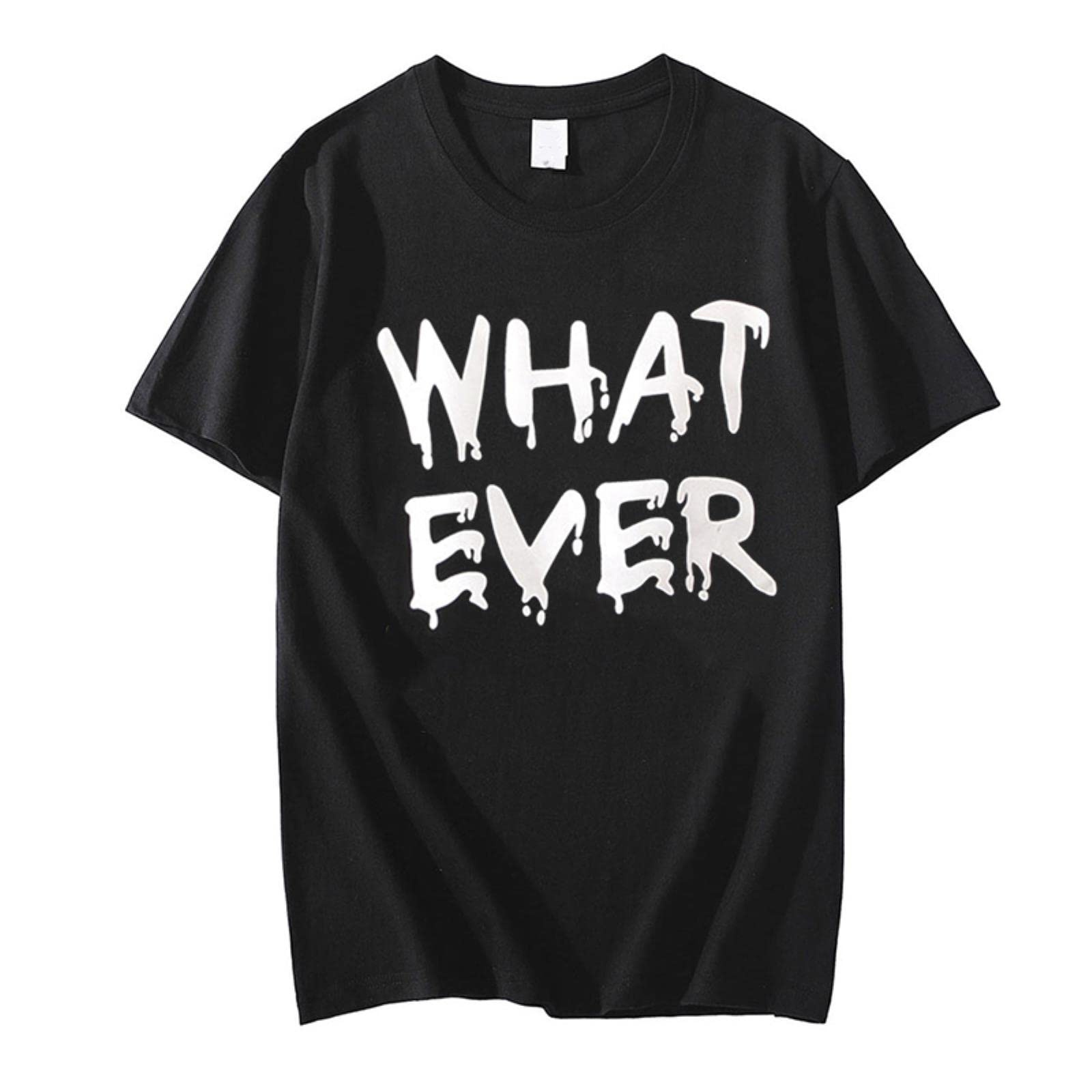 royal blue black and white graphic tee