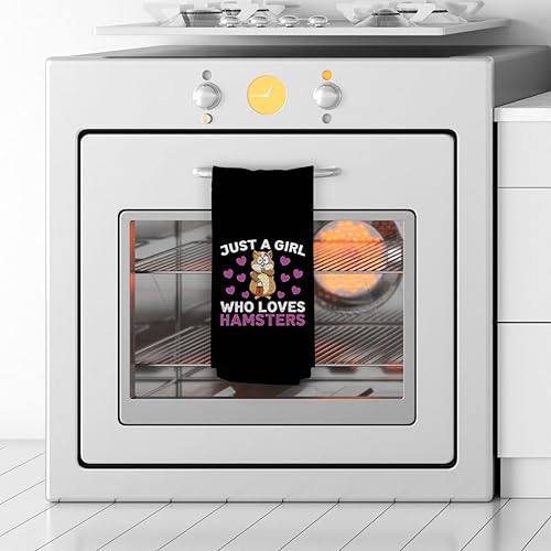 Miniatura 3 de NEGIGA 782 Regalos de hámster para niñas, amantes de los hámsters, toallas de cocina para amantes de las mascotas, regalos para hámsters, toallas de