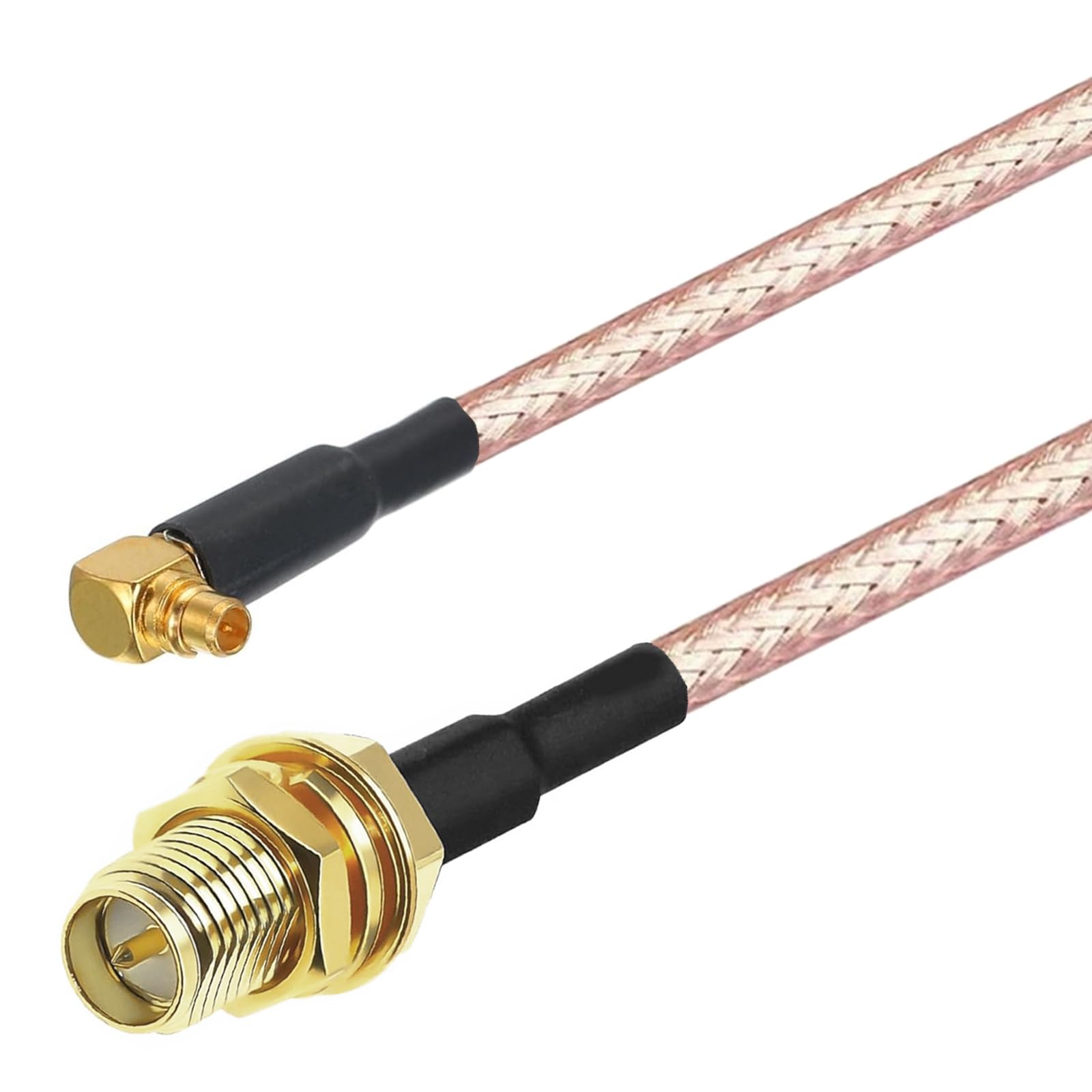 Oiyagai Cable Coaxial RF RG316 de SMA Macho a BNC Macho, Pigtail Jumper