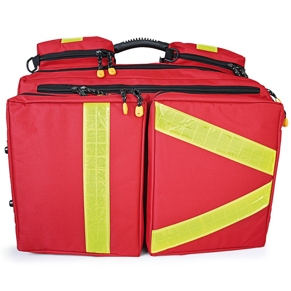 Notfallrucksack PROFI RED - Extensive XL inkl. Modultaschen - LEER rot
