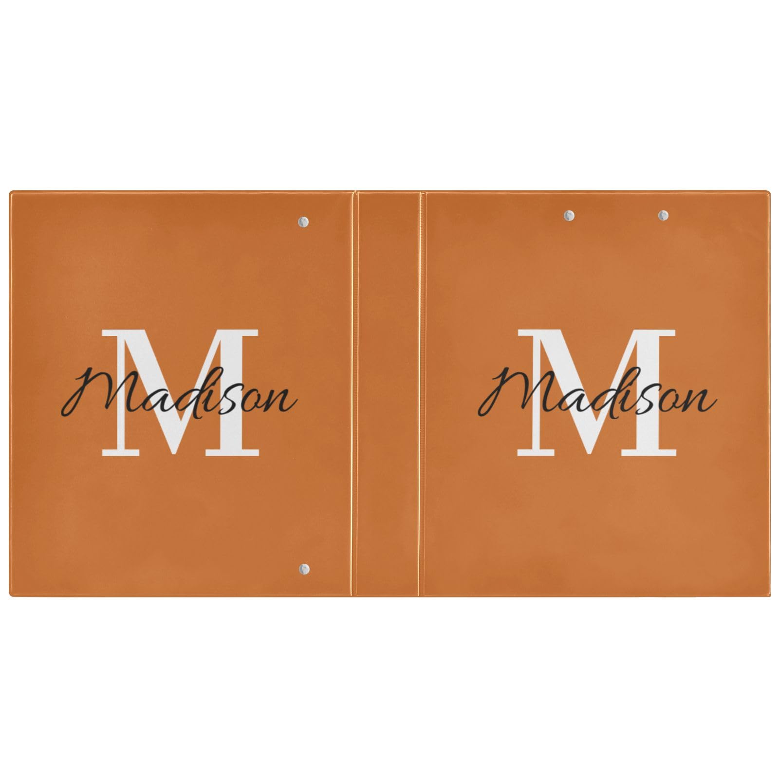 Raccoglitore personalizzato con nome Personalizzato 3 Raccoglitori ad anelli 3,8 cm Carino Raccoglitore a tre anelli con 3 tasche interne Raccoglitori di base durevoli per lavoro, scuola, ufficio