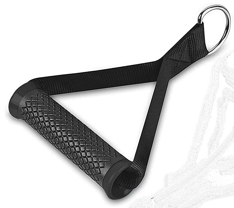 Fitrxx Gym Handles- with Solid ABS Cores and Welded D-Rings, Strong Nylon Webbing,Resistance Band Handles, Cables Handles for Home and Gym Workouts, Ideal for Men and Women [Single] (B0C6628W6V) Amazon Price History, Amazon Price Tracker