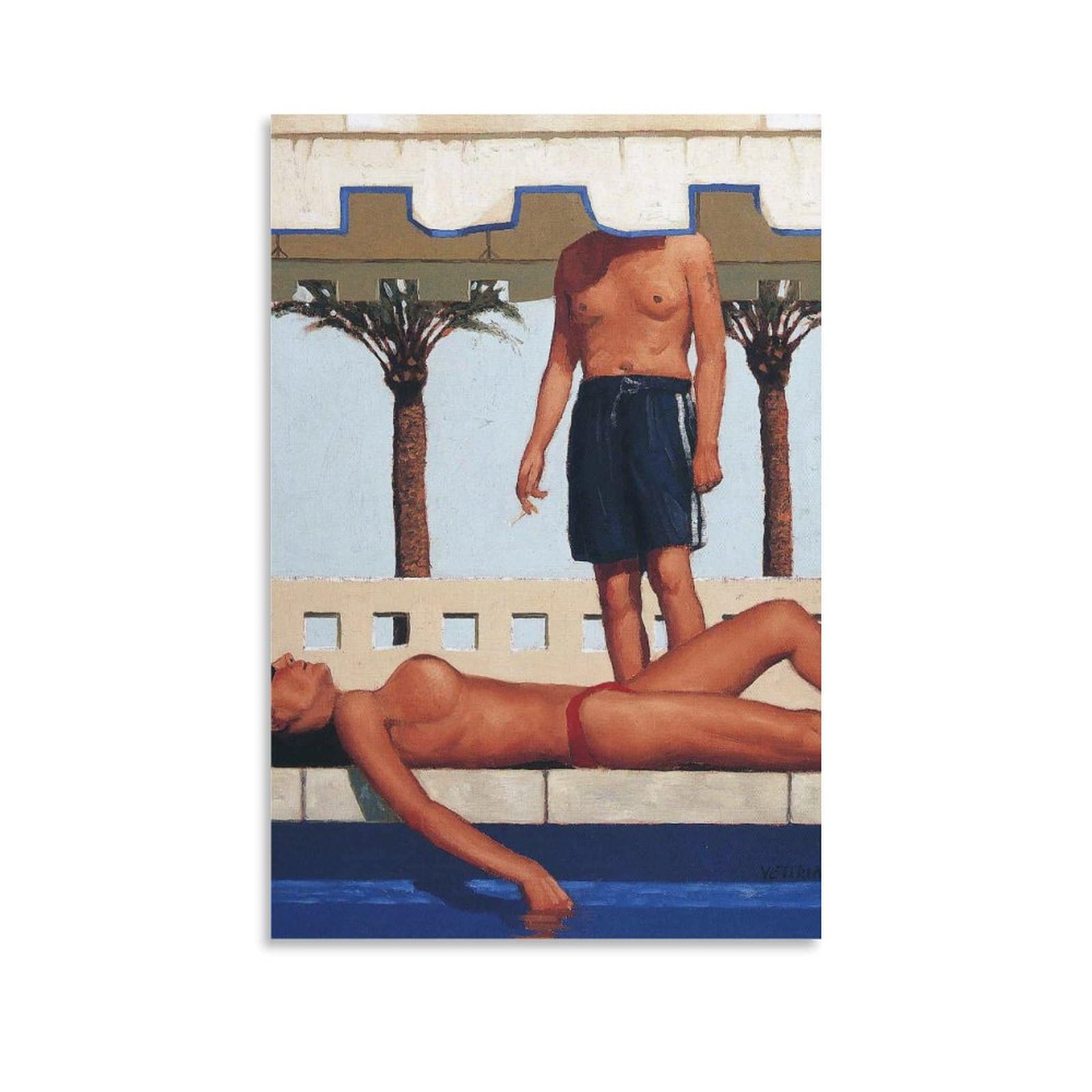 An Uninvited Guest by jack_vettriano Wall Art Prints Poster Posters Wall Art Painting Canvas Prints Decor Poster Artworks 08x12inch(20x30cm)