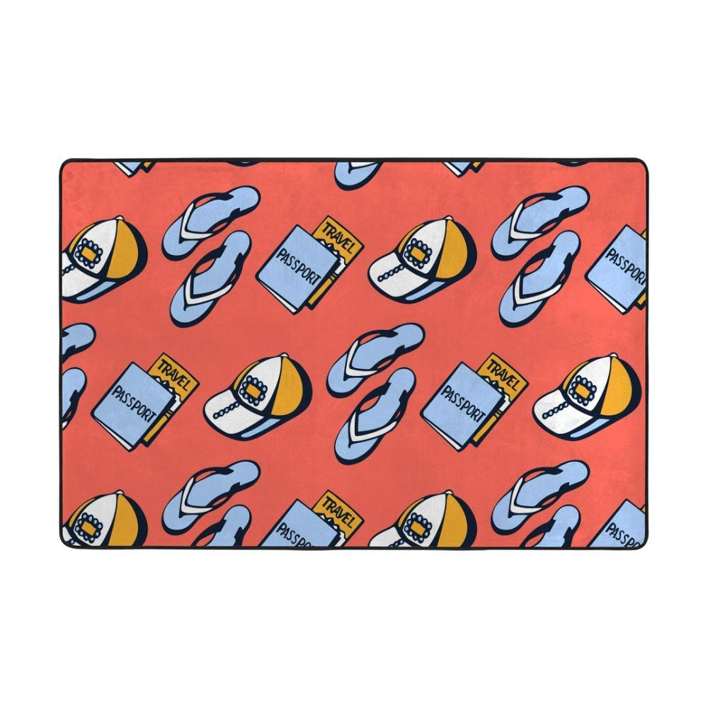 Grand tapis de sol super doux CHEHONG en velours corail épais qui ne perd pas ses poils