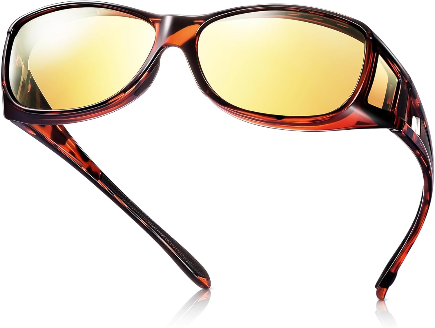 Fit Over Sunglasses For Women Men, Polarized Fitover Sunglasses 100% UV400 Protection Wrap-around Shades