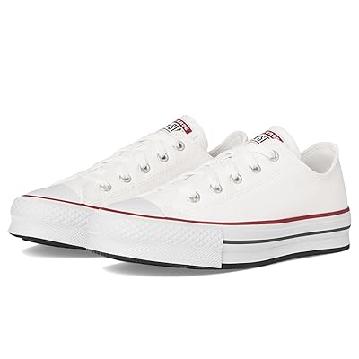 Converse Kids Chuck Taylor All Star Eva Lift Platform (Big Kid) Boys Shoes White/Garnet/Navy
