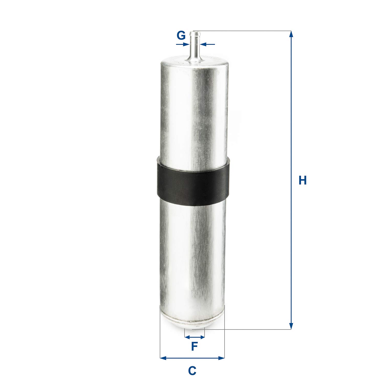 UFI Filters, Filtro Gasoil 31.857.04, Filtro de Combustible Diésel de Recambio, Apto para Coche, Apto para Modelos BMW y BMW Alpina