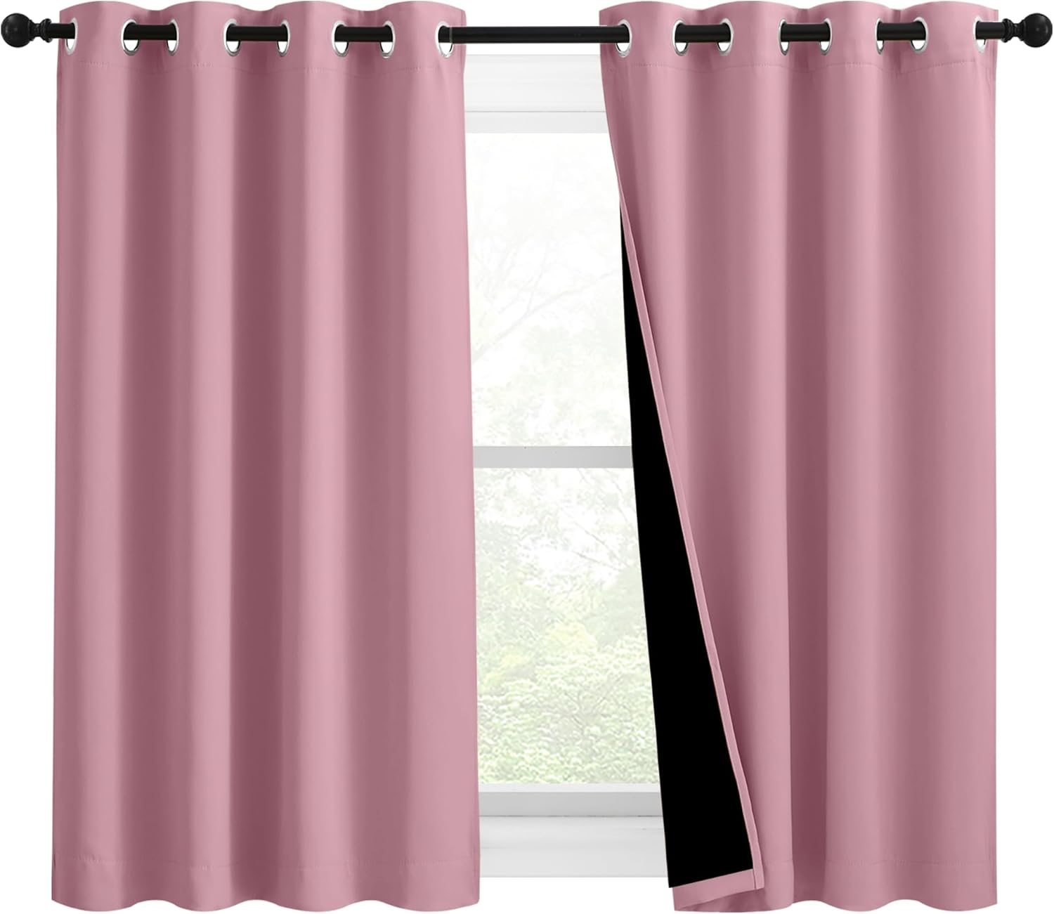 NICETOWN 2-pack Blackout Curtains 46x45