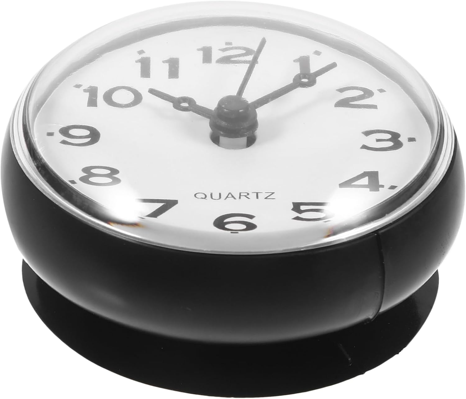 ORFOFE Waterproof Bathroom Clock with Suction Cup Silent Shower Clock Small for Kitchen and Bathroom Decorative