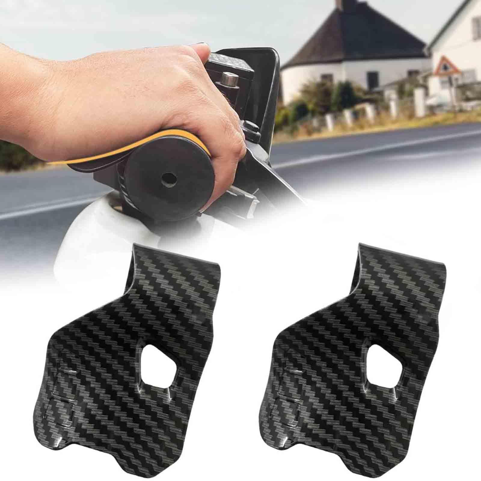 ZXLZHGS Motorcycle Cruise Control, Compatible with Kawasaki ER-6N ER6F Z650 Z900 Z900RS Z1000 Z1000SX, Hand Rest Control Grips, Accessories to Control Throttle, Carbon Fiber Look