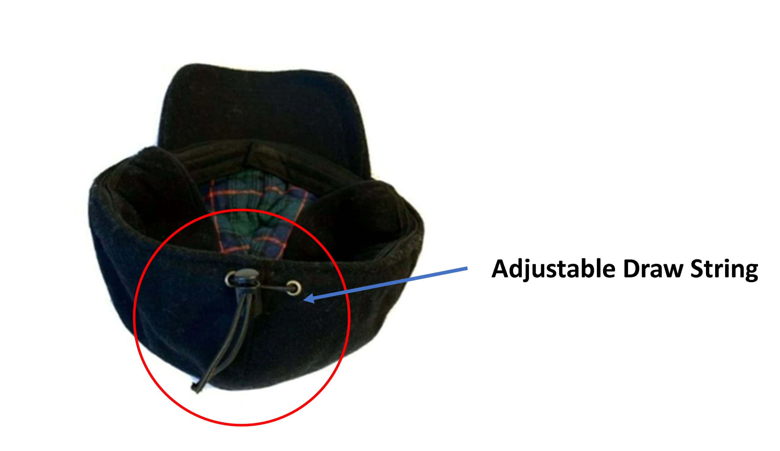 LUMINOUS FASHION Men's Ear Flap Hunting Trapper Baseball Wool Cap Brim Warm Hat with Fleece Sherpa Lining(Black)