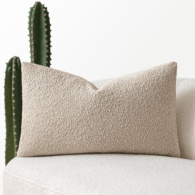 Textured Throw Pillow Cover