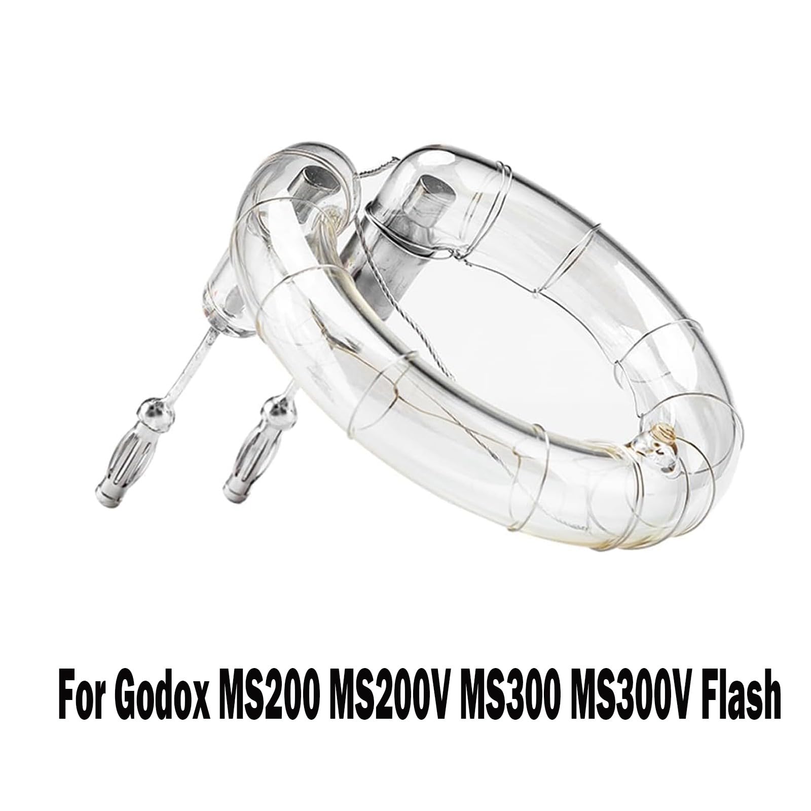 Godox MS200V MS300V Flashtube, Remplacement Flash Bare Tube pour Studio Flash MS200 MS200V MS300 MS300V, Pièces de réparation légère de Photographie Monolight Remplacemnt Stroboscope Flash Ring