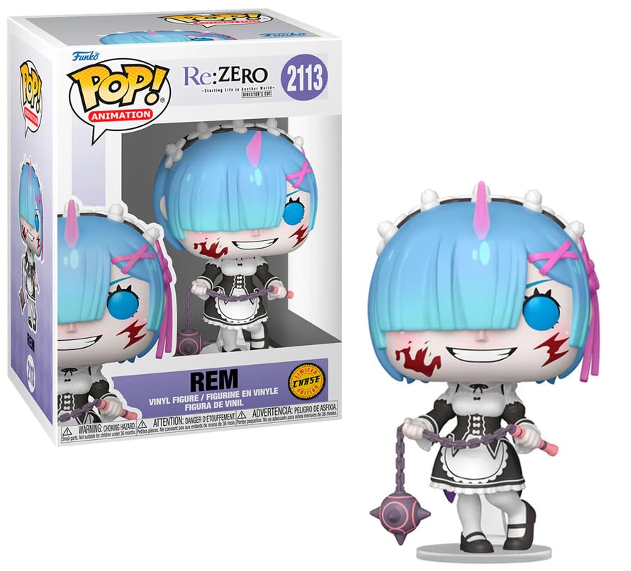 Funko Pop! Animation | Re:Zero Rem Chase | Edición Chase Exclusiva y Limitada | Figura de Vinilo Coleccionable Anime