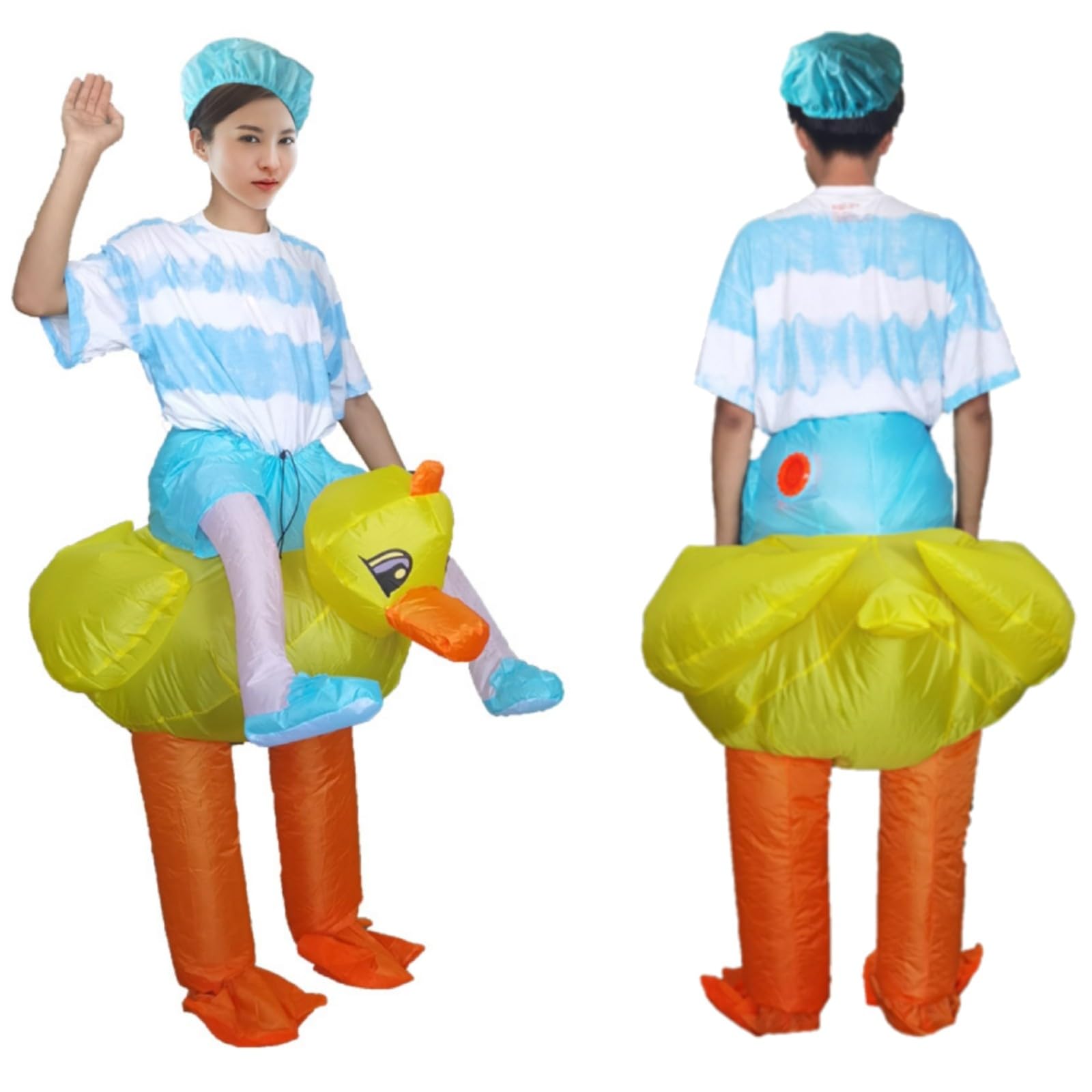 Disfraz Inflable Ave Acuática Bonito, Disfraz ave acuática Inflable, para Festivales, Adultos, Cosplayers