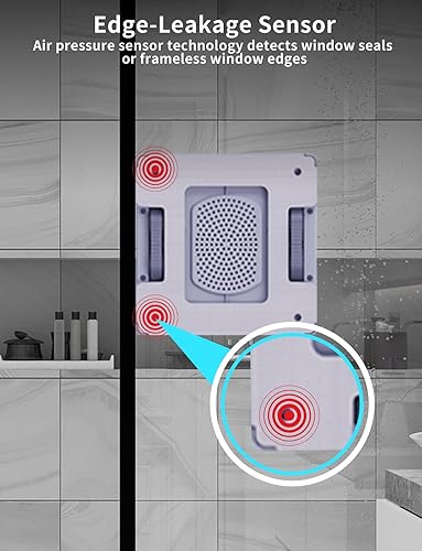 Miniatura 3 de FMART Robot de limpieza de ventanas W6 robot limpiador de ventanas automático de succión fuerte de 3800 Pa spray de agua de doble cara control