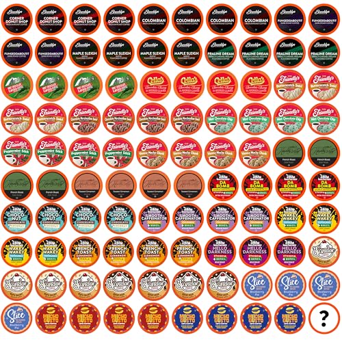 Image of Two Rivers Coffee Mega Coffee Lovers Pods, Compatible with K Cup Brewers Including 2.0, Assorted Variety Sampler Pack, 100 Count
