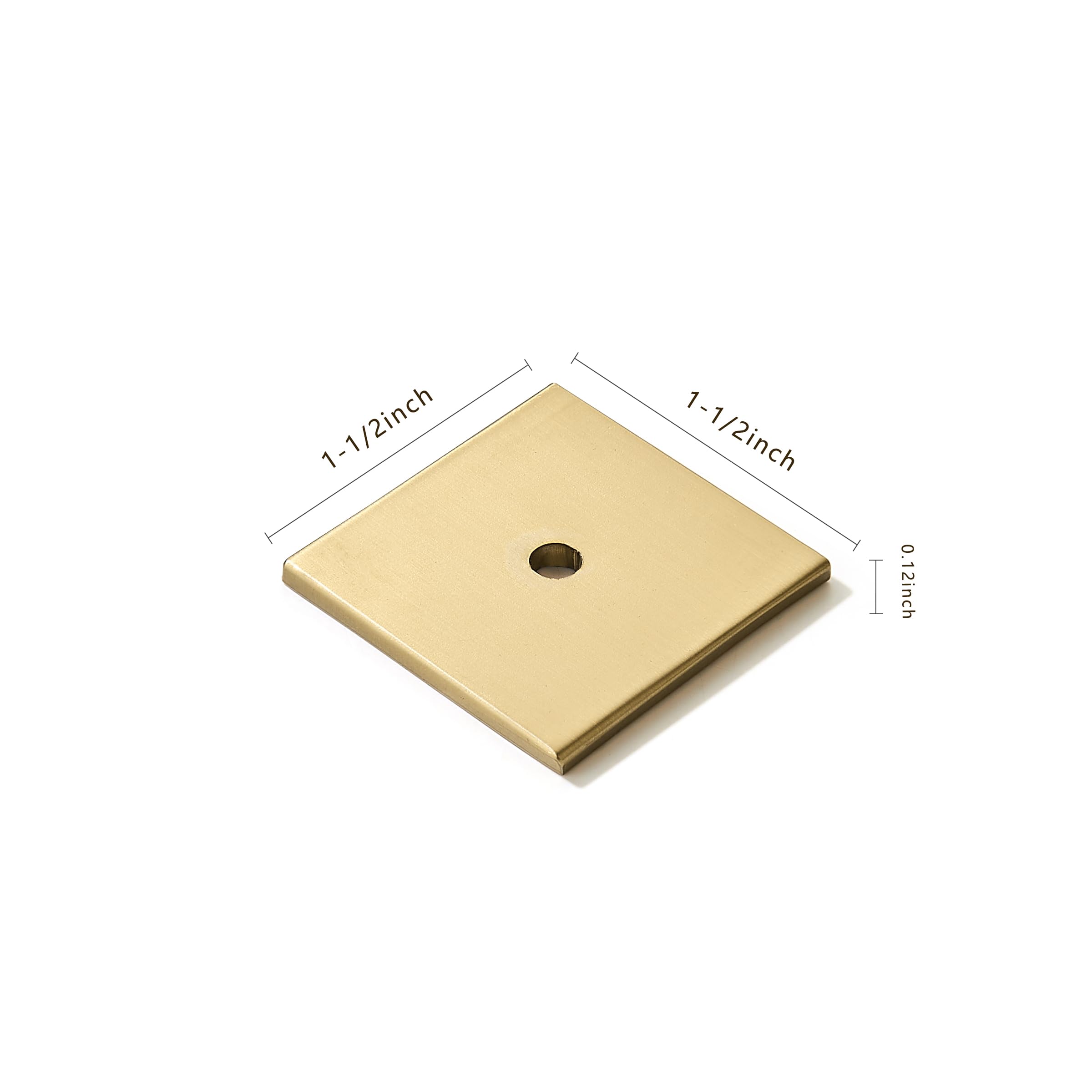 KHTUMEWARE-323BP Backplate, Champagne Bronze, 1-1/2 in (38 mm) Length, 2-Pack in Champagne Bronze — KHTUMEWARE