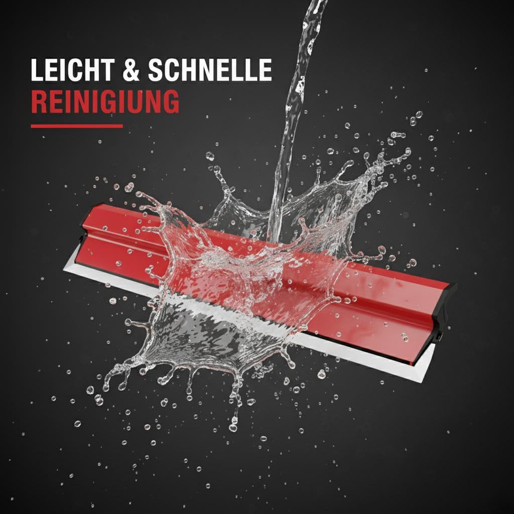 Profi Flächenspachtel 40 cm mit Edelstahlklinge & integriertem Tapetenentferner – Z Spachtel -vielseitiges Trockenbauwerkzeug für präzise Wandgestaltung und Bauarbeiten