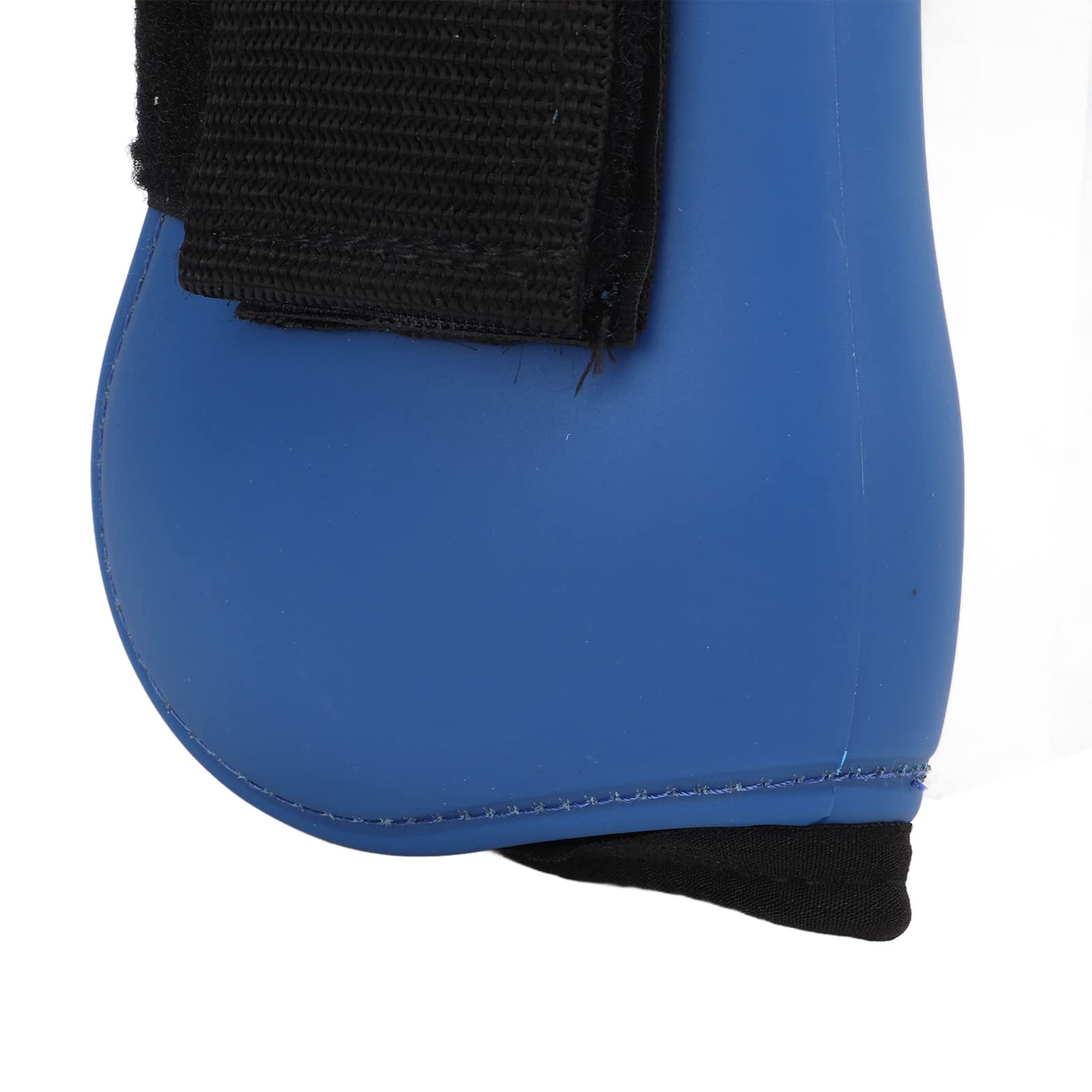Juego de 4 botas de piel sintética para patas delanteras y traseras, con acolchado interior acolchado para proteger los tendones para un ajuste seguro al montar y