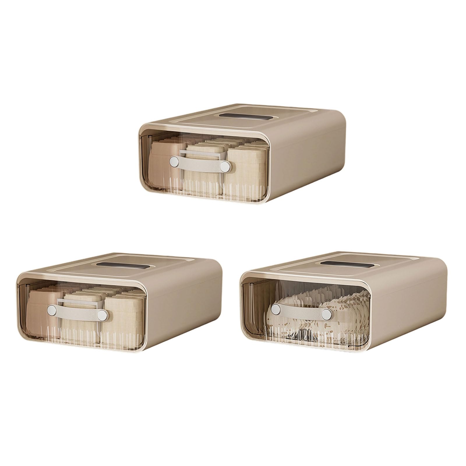 Scatola Portaoggetti Multiscomparto in PP per Guardaroba E Valigia Reggiseno Design Salvaspazio Contenitore per Biancheria Intima Impilabile