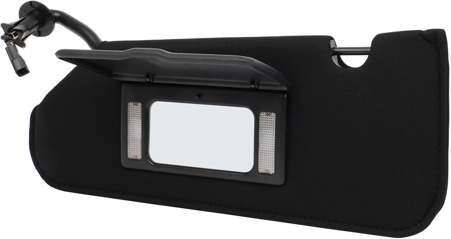 SCITOO Car Sun Visor Assbembly Fit for 2006-2013 for Chevy for Corvette Black with Sunroof(Left Driver Side)