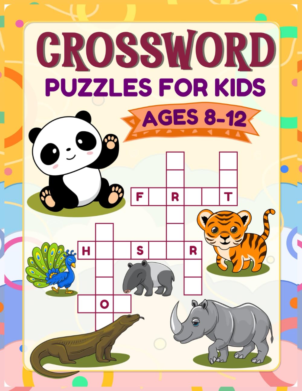 CROSSWORD PUZZLES FOR KIDS: Fun, Engaging Brain Games to Boost Vocabulary, Logic, and Problem-Solving Skills