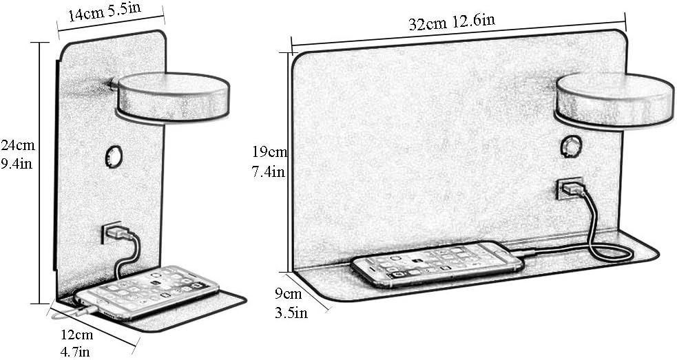 Nеw Dеаl CCSUN Reading Wall Sconce with USB Port Charging, Creative Shelf Bedside Lamp Adjustable Wall Lamp with Switch 12w 780-900lm-white 12.5 Inch Nеw Arrіvаlѕ CCSUN Reading Wall Sconce with USB Port Charging, Creative Shelf Bedside Lamp Adjustable Wall Lamp with Switch 12w 780-900lm-white 12.5 Inch