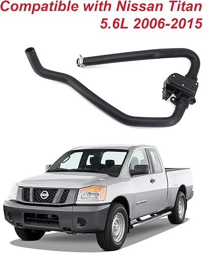 Miniatura 2 de FEXON Válvula de control de manguera de entrada del calentador compatible con Nissan Titan 5.6L 2006-2015 reemplaza 92400-ZT10A 92400-ZH000
