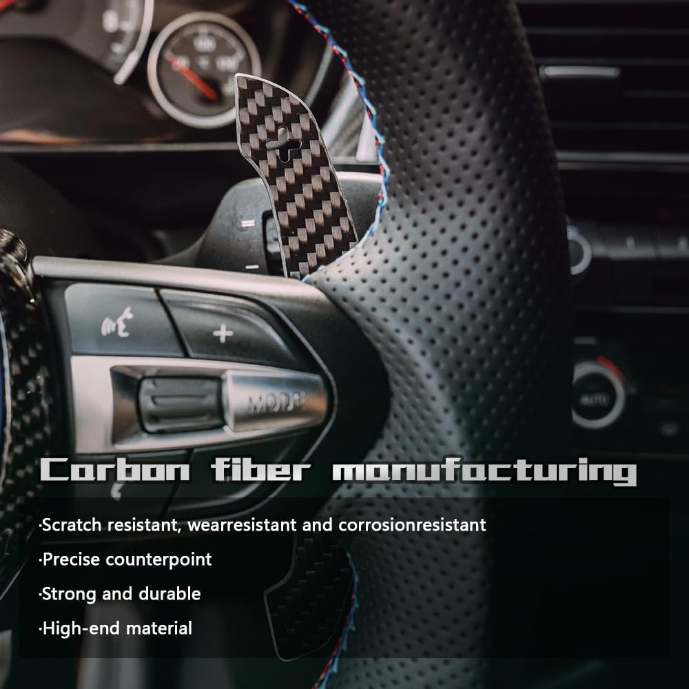 Magnetic Carbon Fiber Paddle Shifter Replacement for BMW M2 M3 M4 G20 G30 G80 G82 G87 F80 F82 F87 F20 F10 F07 F30 F31 F32 F33 Z4 G29 G22 G23 for Supra18+ All Models Steering Wheel Upgrade