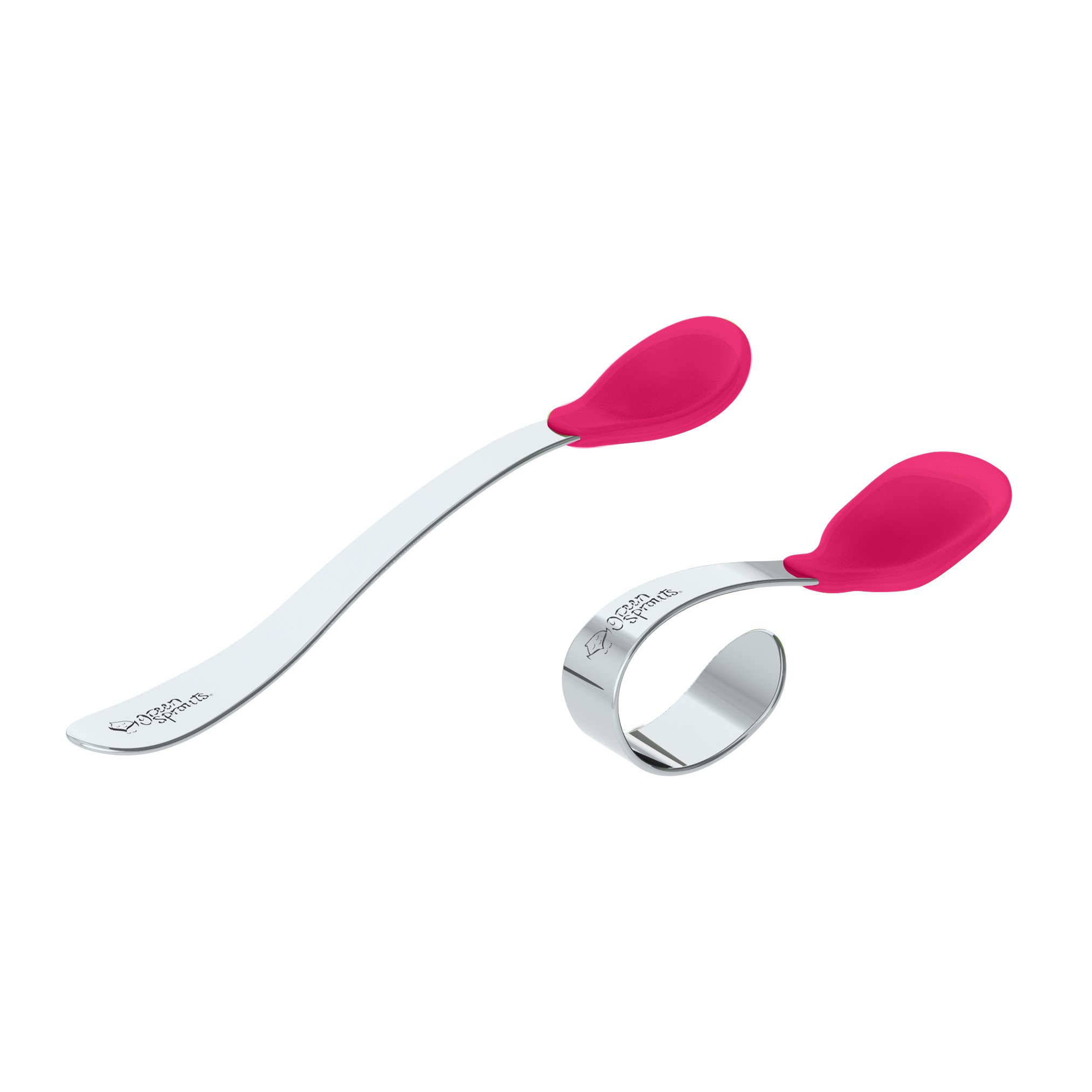 green sproutsBaby Learning Spoon Set-Pink-9Mo+, Piece Of 1