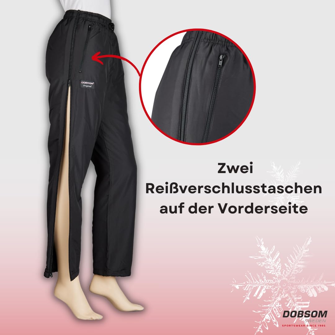 Dobsom Comfort Damen Reha Hose gefüttert I Seitenreissverschlus|Wanderhose