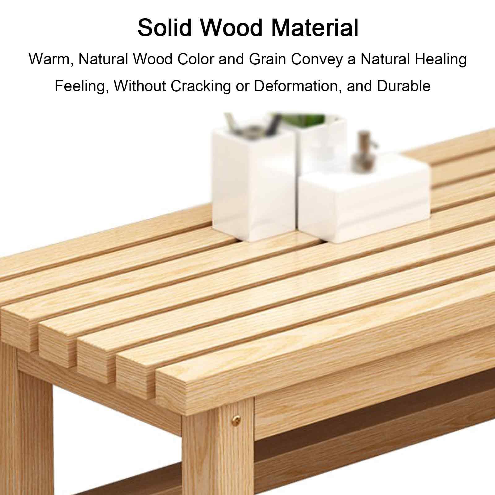 Banc de Jardin en Bois 2 Places avec Rangement, résistant aux intempéries, supportant jusqu'à 300 kg, idéal pour Balcon, terrasse et Parc.