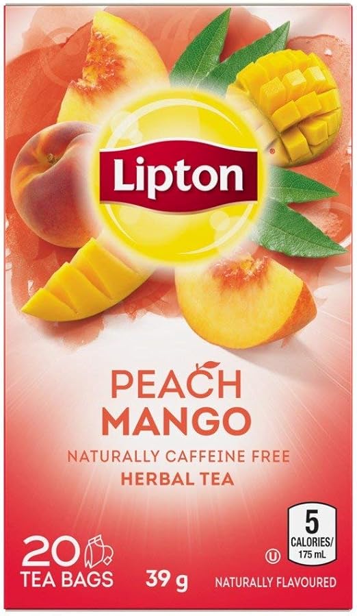 Lipton White Tea with Peach and Mango for a flavourful Caffeine Free