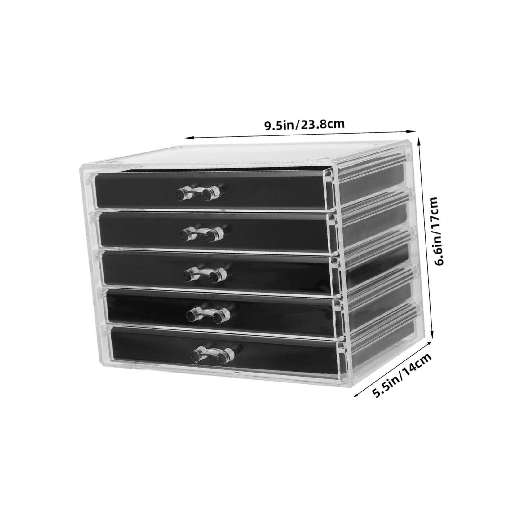 PRETYZOOM Rock Holder Organizer Compartment Display Case for Collectibles Crystal Storage Box