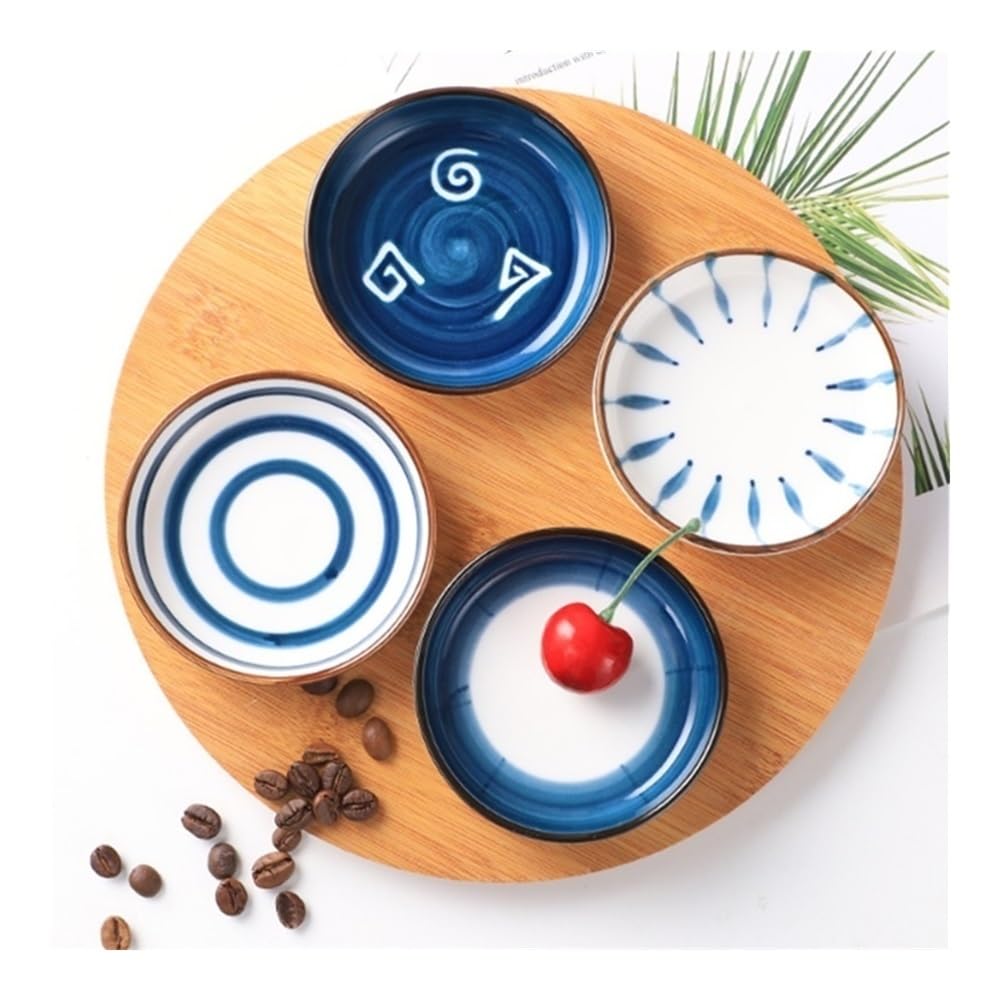 Dessertteller Dip-Sauce-Gerichte, runde Sojaschalen, Creme for Ketchup-BBQ