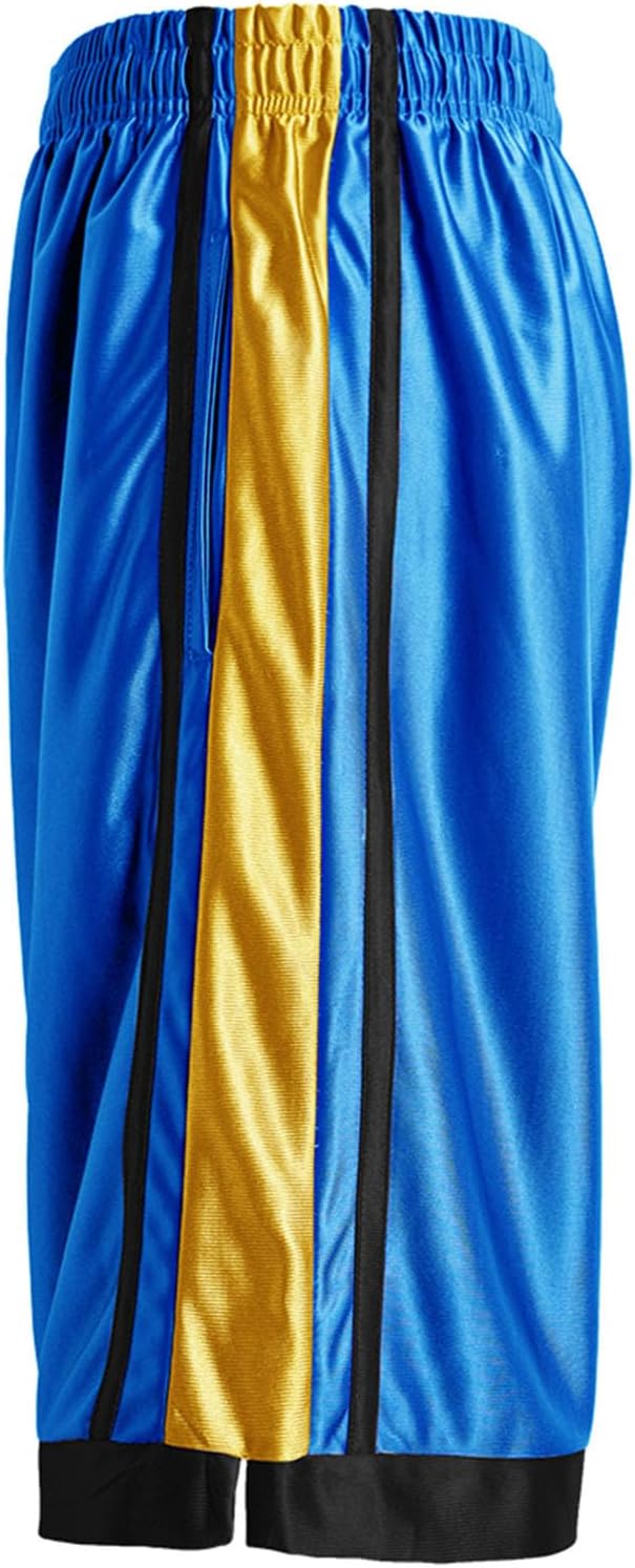 LeeHanTon 4-Pack Men's Basketball Shorts Summer Gym Training Athletic Shorts with Pockets Drawstring