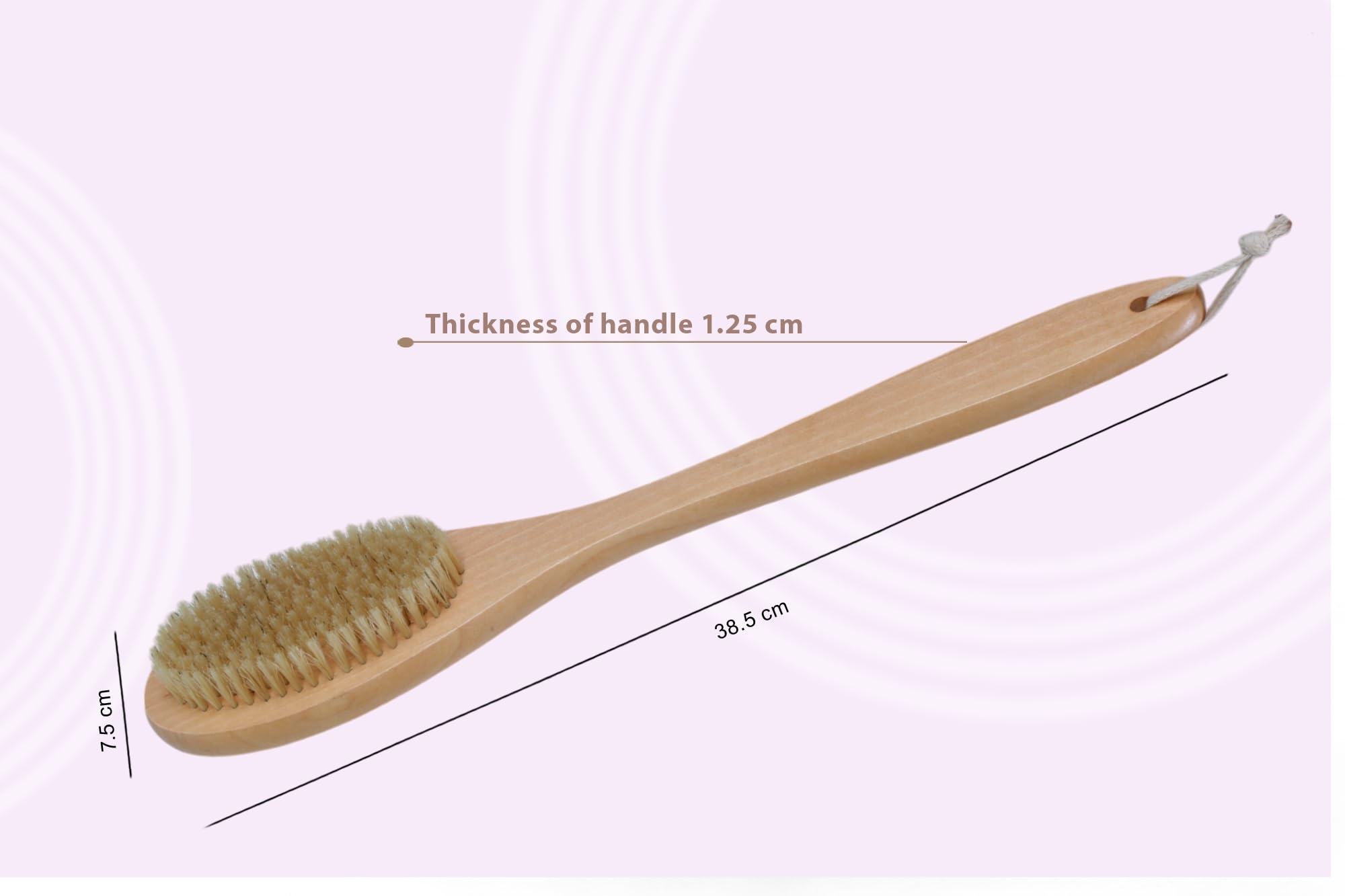 Rustic Rituals Face Cleansing Brush for Natural Quality Bristle for Gentle Exfoliation (Pack of 1) 1