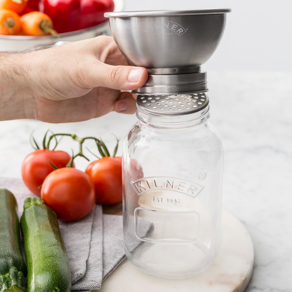 KILNER | Passiermühle aus Edelstahl, 1 Liter