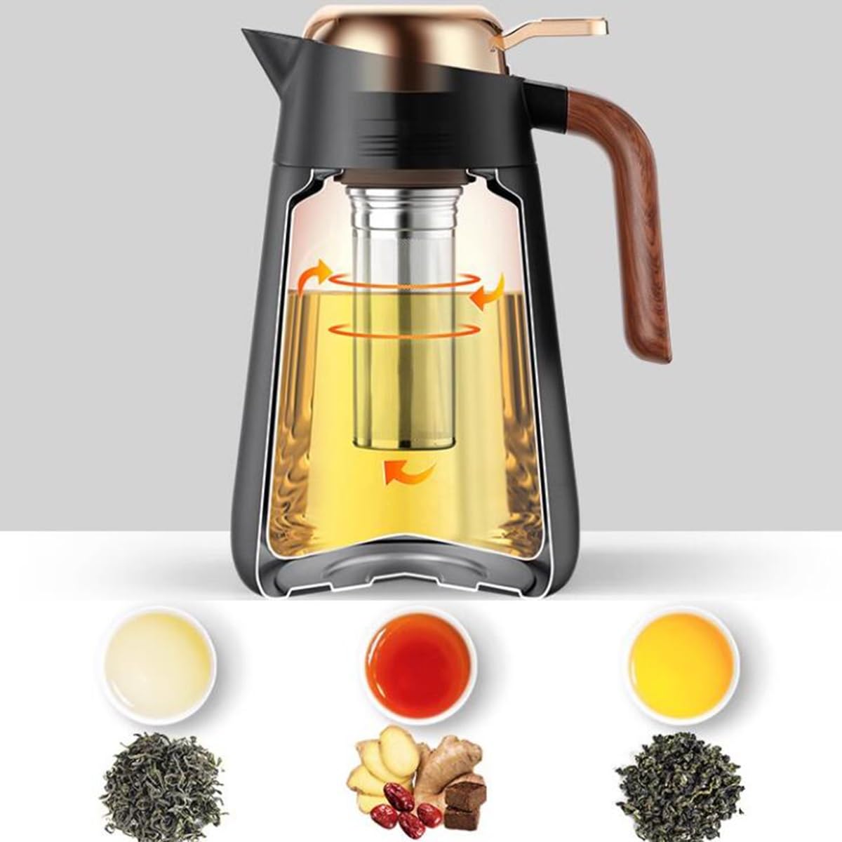 Jarra Térmica De Café En Acero Inoxidable 1.6 Litro Doble Pared Jarra Térmica De Acero Inoxidable Termo Pot, Dispensador De Bebidas Mantener Caliente/Frío(/Silver)
