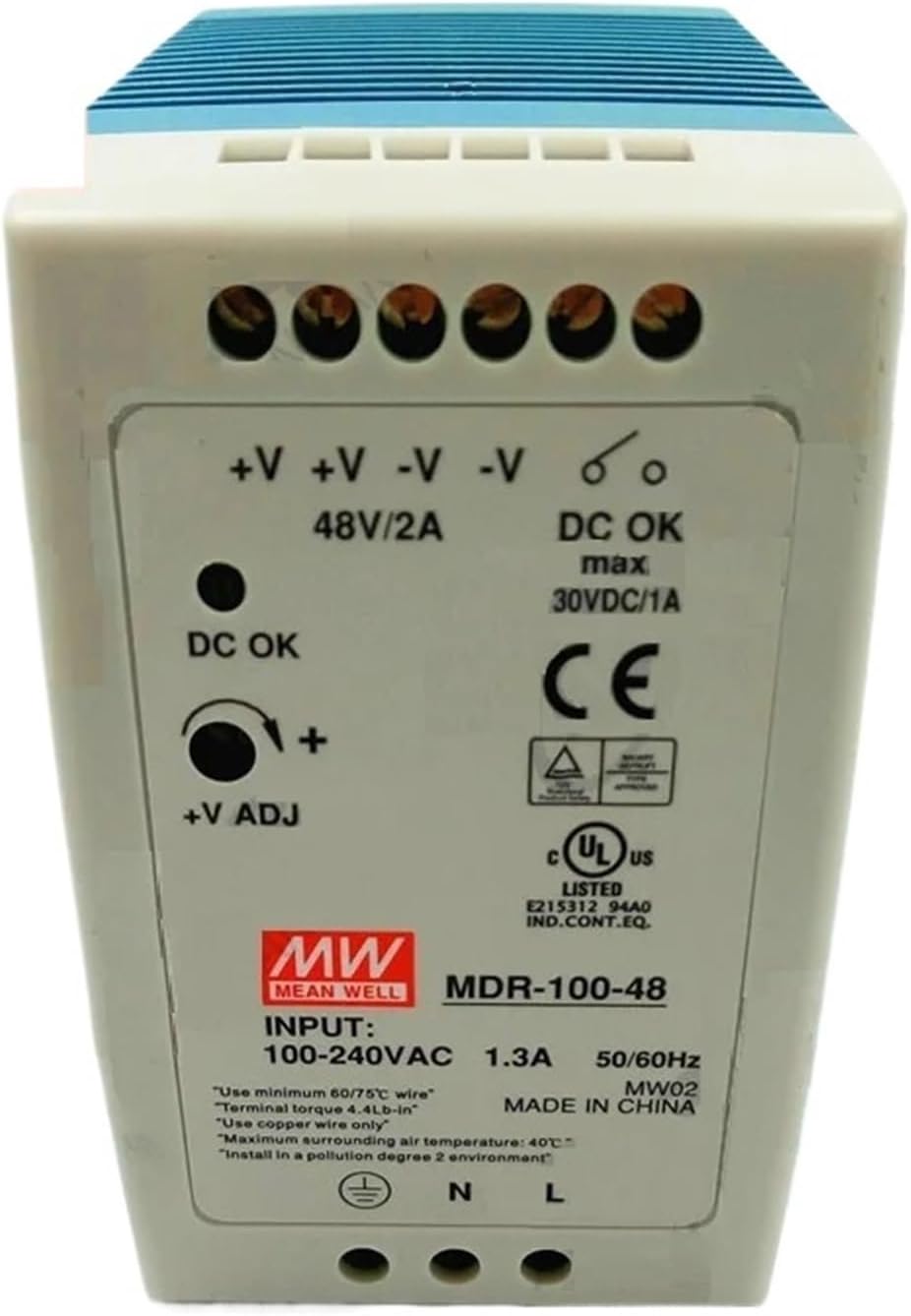 MDR-100 MDR-100-12 MDR-100-24 MDR-100-48 MDR 100 96W(MDR-100-24V)