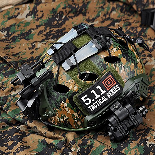Casco táctico rápido ajustable con ventilador para equipo de campo CS