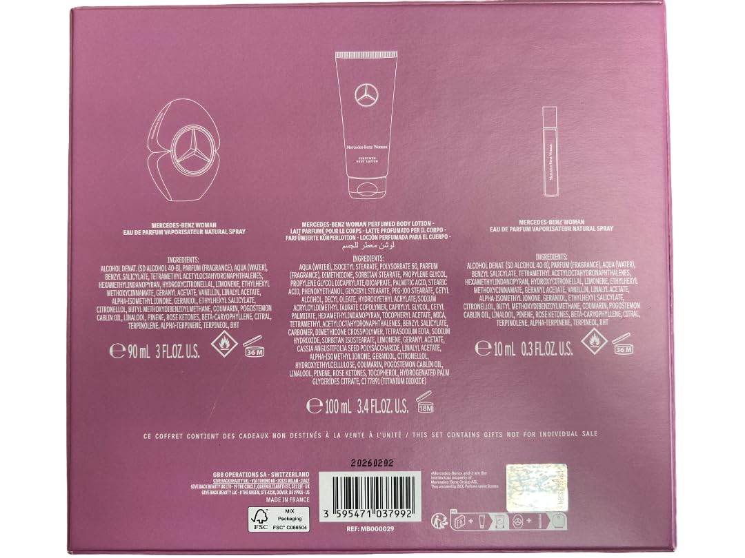 Mercedes-Benz Woman Eau de Parfum Geschenkset