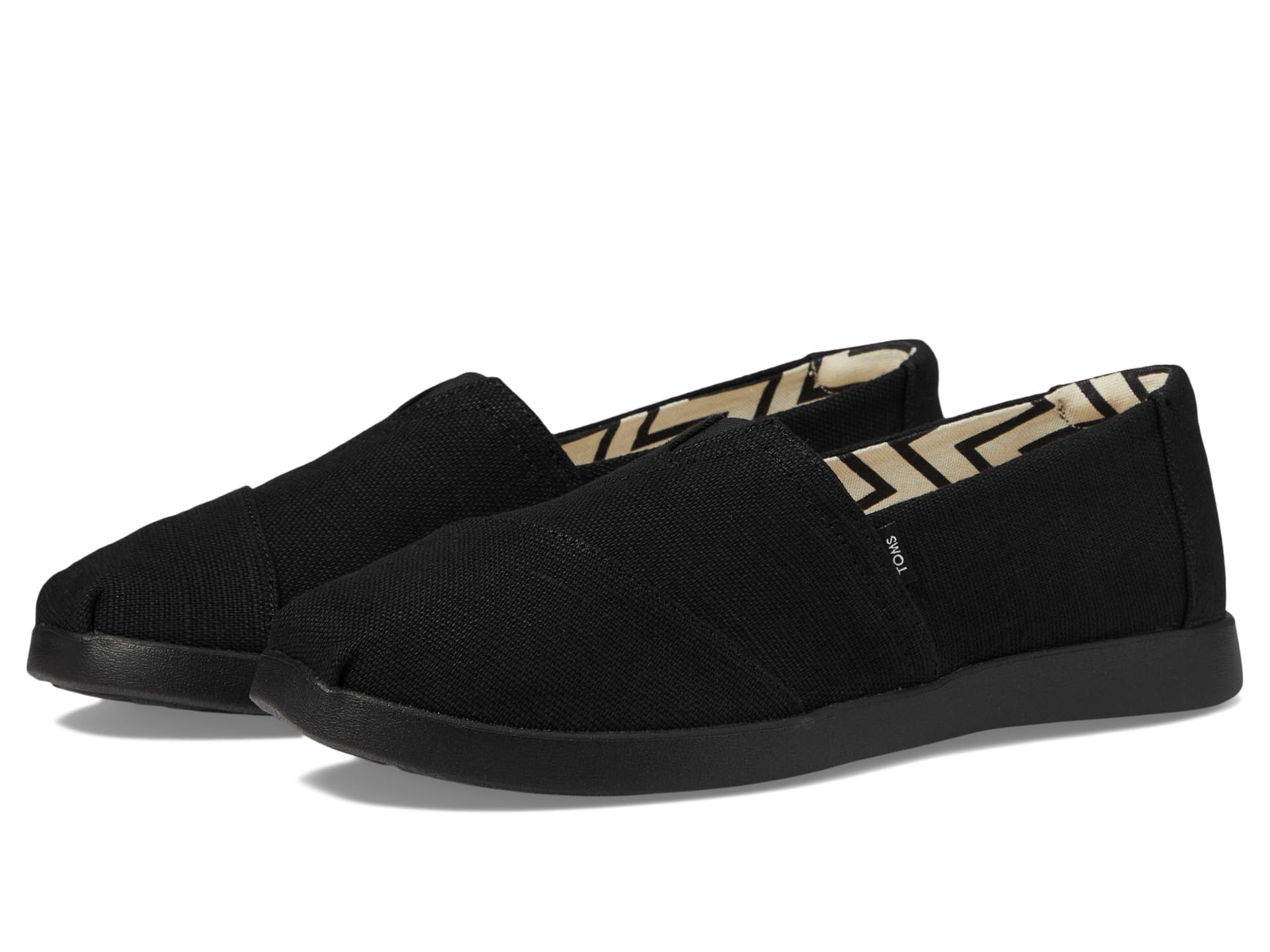 Toms Women's Alpargata Plus Shoe - Black - 6 (38.5)