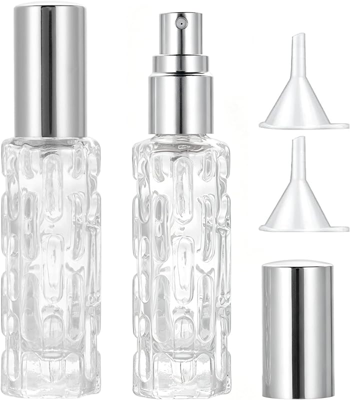 Atomizador para coquetéis e café Zingso Cocktail Atomizer, frasco spray recarregável de alumínio e vidro, 15 mL, YF006, Pacote com 2