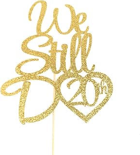 Atelier Elegance We Still Do 20th Cake Topper, 20th Anniversary Cake Topper, 20, Vow Renewal