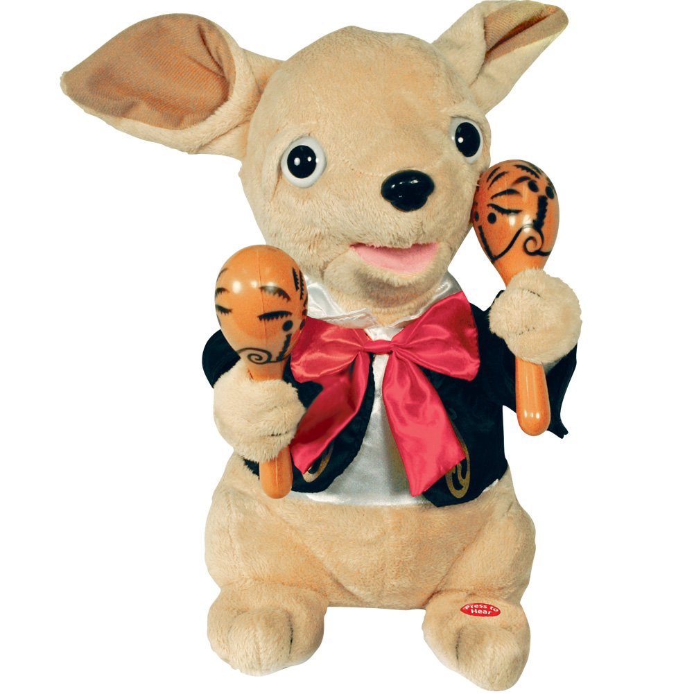 Cuddle Barn Chuey Bamba 12" Singing Chihuahua Animated Plush Toy, Shakes Maracas to "La Bamba"