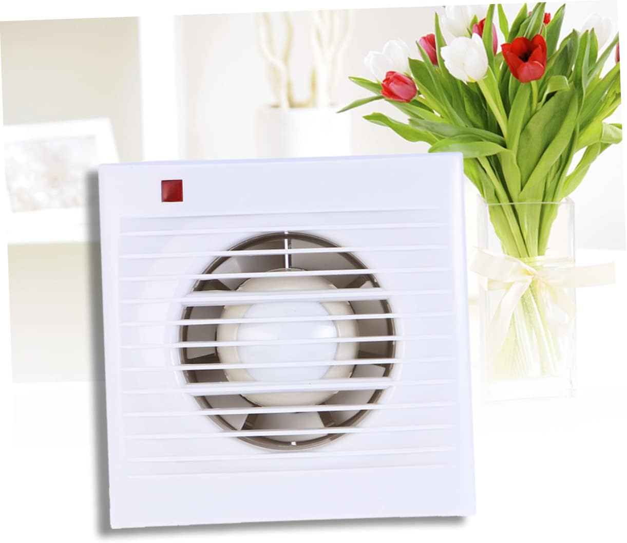 Silent Wall Mounted Extractor Fan Ventilation for Bathroom Kitchen Toilet Material with Easy Installation Built Motor for Continuous Use